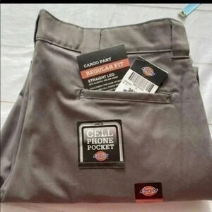 Dickies flex mens straight leg regular fit cargo light brown pants size …